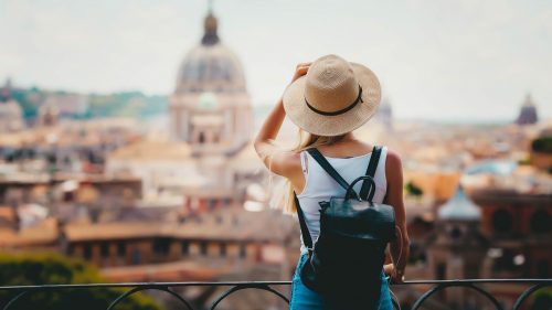 Rome,Europe,Italia,Travel,Summer,Tourism,Holiday,Vacation,Background, Young